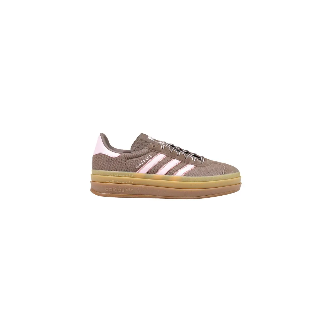 Adidas Femme Cuir Gazelle Bold Sneakers Brun – Image 2