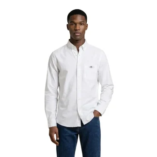 Chemise Homme Blanche Manches Longues Classique Coton 2601.3000100
