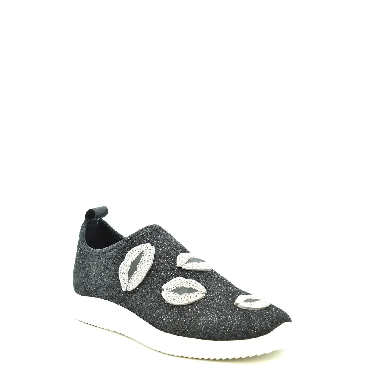 Mocassins Giuseppe Zanotti pour femme en nylon noir Sneakers – Image 3