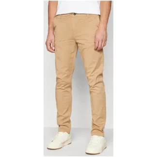 Lyle & Scott Hommes Pantalon noir en coton mélangé