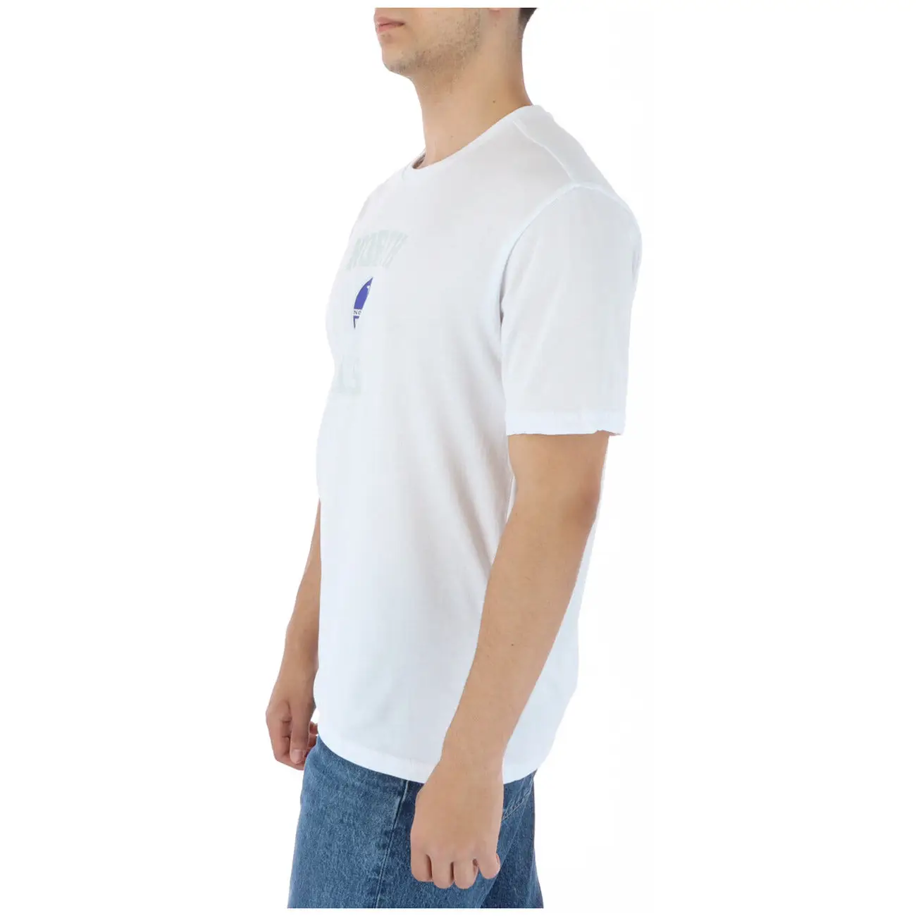 North Sails Men's Short Sleeve Round Neck Print T-Shirt in White (T-shirt imprimé à manches courtes et à col rond) – Image 4